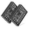 2x Batteri 1700mAh