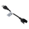 USB Kabel for Xiaomi Mi Band 3 - Ladekabel USB Ledning PVC Datakabel svart