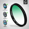 Graduated color filter Green for Tamron Ø 62mm Gradient Filter