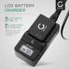 CELLONIC® LCD Camera Charger for Aiptek NP-40 (3D iH3) Camera Batteries | Smart Battery Charger