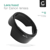 CELLONIC® ES-65B Modlysblænde til Canon RF 50mm F1.8 STM Plast bajonet blomst / kronblad