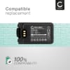 BP-294 Batteri för Icom IC-F52D IC-F62D IC-M85 walkie-talkie, tvåvägsradio, portabel radio - 3300 mAh Laddningsbart ersättningsbatteri eller reservbatteri