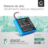 Bateria PURE ChargePAK E1, VL-60924 10400mAh - , Batería recargable para PURE Evoke 1S / 2S / Flow / Mio / Sensia / Verona