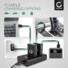 USB dobbel lader (LP-E17) for Canon EOS 200D 250D 800D 77D 760D 750D, EOS M6 Mark II M3 M5, EOS RP, Rebel SL2 T6i Kiss X8i + 1m + USB Kabel fra CELLONIC