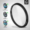 UV Filter für Samsung NX 12-24 4-5.6 NX 18-55 3.5-5.6 OIS i-Function NX 18-55 3.5-5.6 (Ø 58mm) Objektive und Kameras mit Ø 58mm Filtergewinde - Schutzfilter / Schutzglas, Sperrfilter, Klarfilter