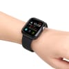 Deksel for Apple Watch 7 - 45mm - TPU, svart shell pocket tasker