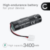 Batteri for Leifheit 51000, 51113, 51114, 51002 Dry and Clean, 51000, 51113, 51002, 51114 3400mAh fra CELLONIC