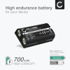 CELLONIC BP-HP550-11 Ersättningsbatteri för Sony headset / hörlurar med 700mAh, 2.4V för lång batteritid - passar bla Sony MDR-RF810R, Sony MDR-RF840RK - reservbatteri