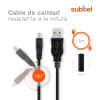 Cable USB para Sony Cyber-shot DSC-S30 DSC-S50 DSC-S70 DSC-F505 DSC-F505V C-200 Zoom - Cable de Carga y Datos 1.5m negro PVC