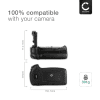 BG-E16 Battery Grip for Canon EOS 7D Mark II - Camera Vertical Grip for LP-E6N Batteries - Multifunction Portrait Handle & Battery Holder