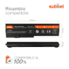 Batteria subtel® 42T4835 per notebook Lenovo ThinkPad X200 / X200s / X201 / X201s Affidabile ricambio da 4400mAh Sostituzione ottimale per computer portatile laptop Lenovo