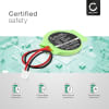 CMOS Batteri for HP Compaq V6000 / V6400 / Pavilion dv6100 / dv6700 / dv9000 - AHL03002111 (200mAh) CMOS reservebatteri