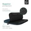 CELLONIC Nettbrettveske 10.1 tommer Universal Nylon Sort - Beskyttelse til nettbrett med anti-støt-bobler, vannavstøtende | Etui