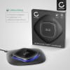 CELLONIC® Fast Wireless Charger 5W / 7.5W Ultra Slim Induction Phone Charging Pad Station for QI Enabled Devices: Samsung Galaxy S22,S21, S20, S10, S9, S8, S7, S6 / Galaxy Note 20, 10, 9, 8, 5