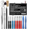 Akku für Lenovo Ideapad A1, A1-07 - 121500028, H11GT101A, L10C1P22 3350mAh Tabletakku + Werkzeug-Set Ersatzakku, Batterie