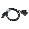 USB Kabel for Huawei Band 4, 4 Pro / Band 3, 3 Pro / Band 2, 2 Pro - Ladekabel USB Ledning PVC Datakabel svart