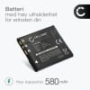 Batteri for Sony W810 W830 TX66 TX30 QX10 QX30 QX100 W800 WX220 TX55 NP-BN1 Kameraer 580mAh fra CELLONIC