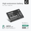 Batteri for Emporia Active Glam, Emporia Active Glam 4G, Emporia Flip V221, AK-V221 900mAh fra CELLONIC