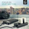 Chargeur Double USB LP-E5 pour batterie LC-E5 CBC-E5 de Canon EOS 1000D, EOS 500D, EOS 450D