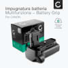 Impugnatura Battery Grip BG-E10 per fotocamera Canon EOS 1100D, 1200, 1300D, 2000D, EOS Kiss X50, Kiss X70, Kiss X80, EOS Rebel T3, T5, T6 camera grip LP-E10 accessorio multifunzione per fotografia verticale, 230 grammi