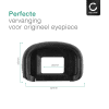 CELLONIC® Zoeker oogschelp: Eyeshell vervanging/ reserve opzetstuk compatibel met Canon EOS 1D Mark III EOS 5D Mark III EOS 6D EOS 7D Eyecup Viewfinder camera oculaire bescherming tegen strooilicht