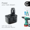 Batteri for Black & Decker TV250, PS350, PS3500, CD12CAB, HP331, CD1202K, CD120GK 12V  2100mAh NiMH fra CELLONIC