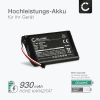 Ersatz Akku für Garmin Drive Assist 51, 50 / Nüvi 2557LMT, 2595LMT, 2597LMT GPS Navigation - Navi Ersatzakku 361-00035-01 - 930mAh Navigationsgerät Batterie