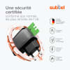 subtel® 5V Charger for Nintendo DSi / DSi XL / 2DS / 2DS XL / 3DS / 3DS XL Power Supply 1A / 1000mA Power Cord 1,1m Charging Lead