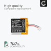 Batteri for Sennheiser DW 10, SDW 5016, SDW 10, SDW 10 HS, SDW 5013, SDW 5014, SDW 5015 AHB552826TPC (360mAh, 3.7V) fra CELLONIC