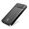 Powerbank 10000mah Kapasitet Power Bank på Fly USB C, Micro USB 20W PD Batteribank til iPhone, iPad, Airpods, Galaxy, PSP, Switch, Phone, Smartphone, Tablet