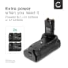 BG-E21 Batterigrep for Canon 6D, 6D Mark II Kameraer – LP-E6N Vertikalt Portrettgrep