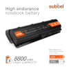 Batteria subtel® MU06 per notebook HP Pavilion dv3-4000 / dv4-4000 / dv5-2000 / dv6-3000 / Compaq Presario CQ32 / CQ72 Affidabile ricambio da 8800mAh Sostituzione ottimale per computer portatile laptop HP