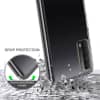 Backcover for Huawei P Smart (2021) - TPU, Gjennomsiktig lomme, pocket, shell, skal