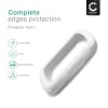 CELLONIC Silicone Case for Garmin Edge 540 / Edge 840 Cover - Protective Bumper Shell Skin Shockproof Rubber Housing for GPS SatNav Sat Nav Navi - White