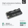 Batterie 800mAh pour appareil photo Canon G2000, PowerShot G10, GL2 - Remplacement modèle BP-608 BP-608A BP-617