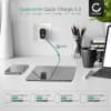 USB Oplader til Samsung, Apple, Huawei, Xiaomi, Sony, ... med QC Quick Charge 3.0 24W - 3A USB hurtigoplader Strømstik til socket Opladningsadapter