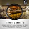 Filtro Estrella 4 Pt para Panasonic Leica Ø 72mm (4 Point) Star Filter, Cross Filter