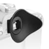 CELLONIC Øyemusling for Sony Alpha 7, Alpha 9, Alpha 9 II – FDA-EP16 Silikon Erstatning, Antirefleks EVF Øyestykke, Søkerdeksel, Beskyttelseshette
