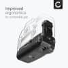 BG-R10 Batterigrep for Canon EOS R6 Mark II, R5, R5 C, R6 Kameraer – LP-E6N, LP-E6NH Vertikalt Portrettgrep
