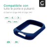 Protezione CELLONIC® silicone compatibile con Garmin Edge 540 / Edge 840 Custodia cover in Silicone assorbi-urti, case per navigatore su bici, bumper blu scuro