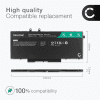 Batteri for Dell Latitude 14 5400 Series, 5400, 14 5410 Series, 14 5500 Series, 5510 Precision 3540 Series, 3540, Inspiron 15 7590 8000mAh 7.6V fra CELLONIC