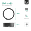 ES-68 II Kamera Solblender for Canon EF 50mm f/1.8 STM / EF 50mm 1:1.8 STM – Plast Bajonett Solblender fra CELLONIC