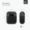 Lomme for Apple AirPods AirPods 2 - Silikon, svart shell pocket tasker