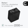 2x Batteri for Sony FDR-AX33, -AX100, -AX53, -AXP33, HDR-PJ620, -PJ810, HDR-CX900, NEX-VG30 Kameraer 2200mAh fra CELLONIC