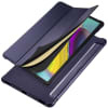 Flipfodral för Samsung Galaxy Tab S5e 2019 (SM-T720 / SM-T725) surfplatta/tablet - mörkblå Konstläder skydd som håller hörn, kanter och display hela - vikbart fodral som agerar stativ åt ipad/tablet/surfplatta