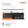 Battery for Lenovo Miix 520, Miix 510, Miix 5 Pro, 5B10L68713 7.68V 4850mAh from subtel