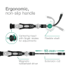 subtel 122-delers verktøysett for elektronikk, klokker, smykker – Mini TORX presisjonsskrutrekkersett, stjerne- og unbrakobits for sikkerhet, til hjemmebruk, bærbar PC, nettbrett, datamaskin, telefon og DIY-reparasjoner