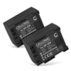 2x Batterie 890mAh pour appareil photo Canon FS40, FS400, LEGRIA FS19 - Remplacement modèle BP-808 BP-807 BP-809 BP-819 BP-827