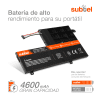 Batería para portátiles Lenovo Yoga 510-14AST, 510-14IKB, 510-14ISK, 510-15IKB, 510-15ISK, L15M2PB1, L15C2PB1 - 4600mAh 7.6V 