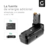 CELLONIC® Empuñadura cámaras MB-D200 para Nikon D200 - Empuñadura vertical con disparador y compartimento para baterías EN-EL3e